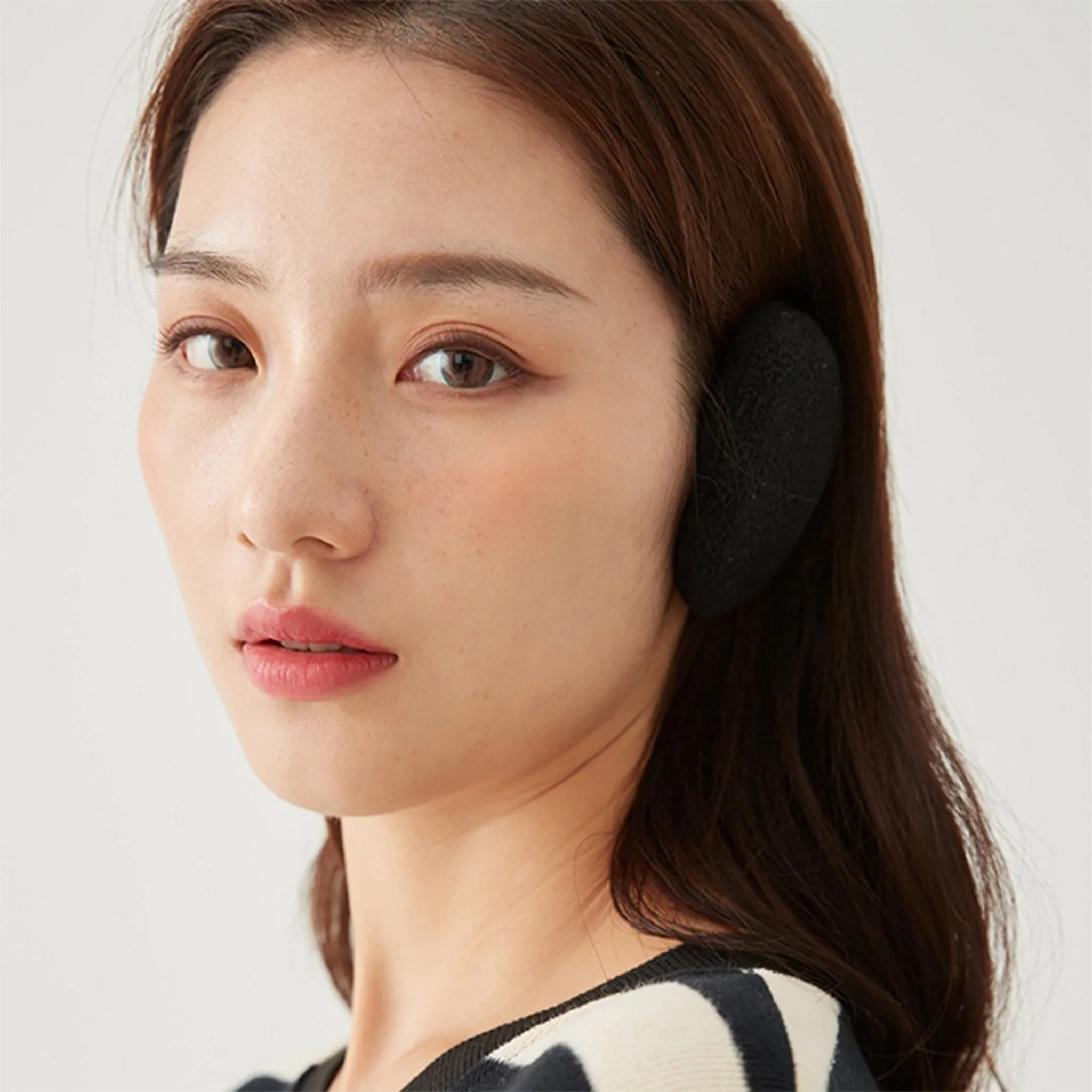 1 1 No-strings Ear Muffs Detachable Earplugs Rabbit Fur Snap-On Warm Ear Winter Accessories - Ear Muffs - 🏆 #55 - Clothing/Accessories - Best of December