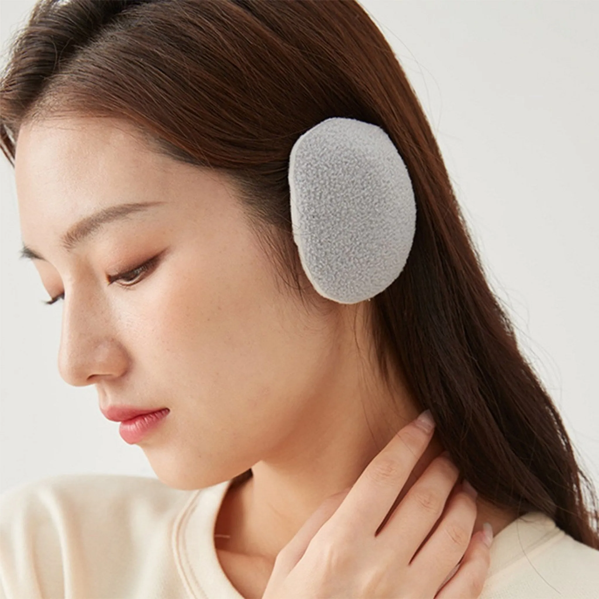 1 1 No-strings Ear Muffs Detachable Earplugs Rabbit Fur Snap-On Warm Ear Winter Accessories - Ear Muffs - 🏆 #55 - Clothing/Accessories - Best of December