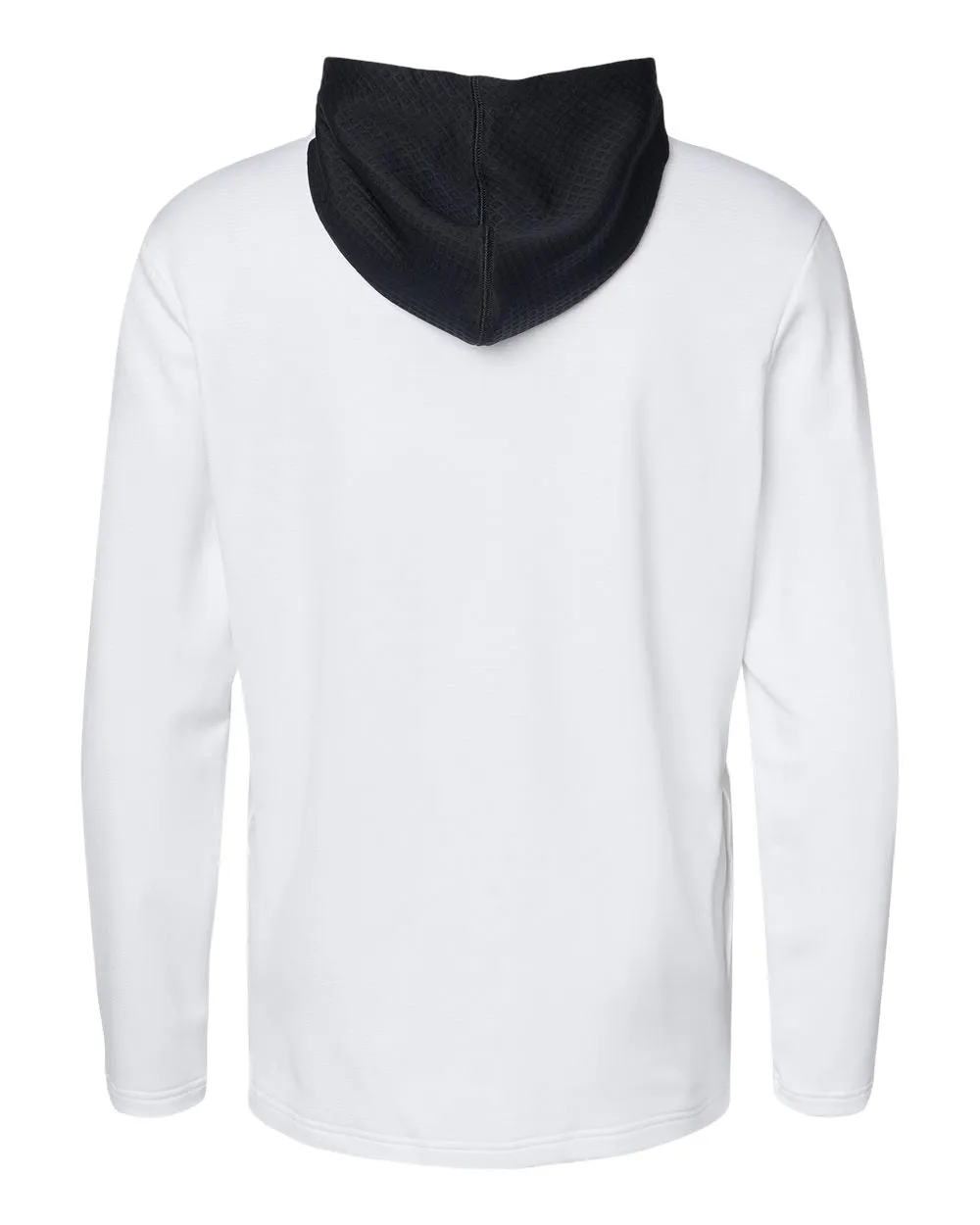 Adidas Textured Mixed Media Hooded Sweatshirt A530