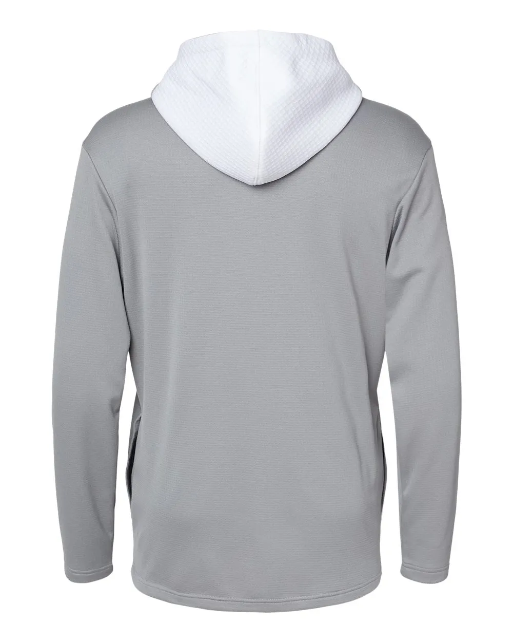 Adidas Textured Mixed Media Hooded Sweatshirt A530