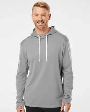 Adidas Textured Mixed Media Hooded Sweatshirt A530