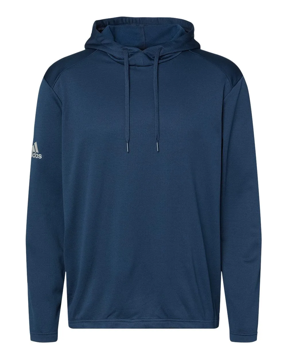 Adidas Textured Mixed Media Hooded Sweatshirt A530
