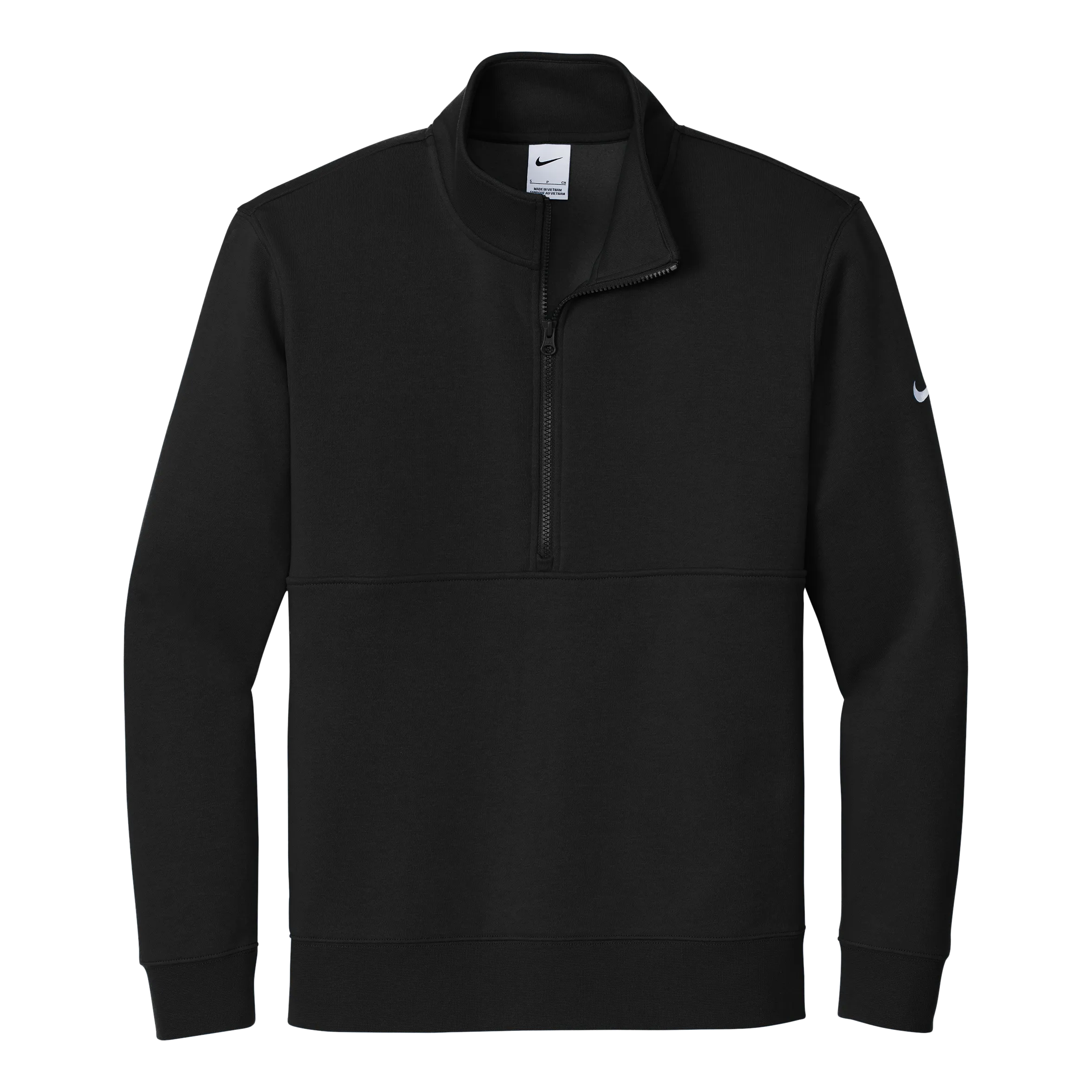 B2457M Mens Club Fleece Sleeve Swoosh 1/2-Zip