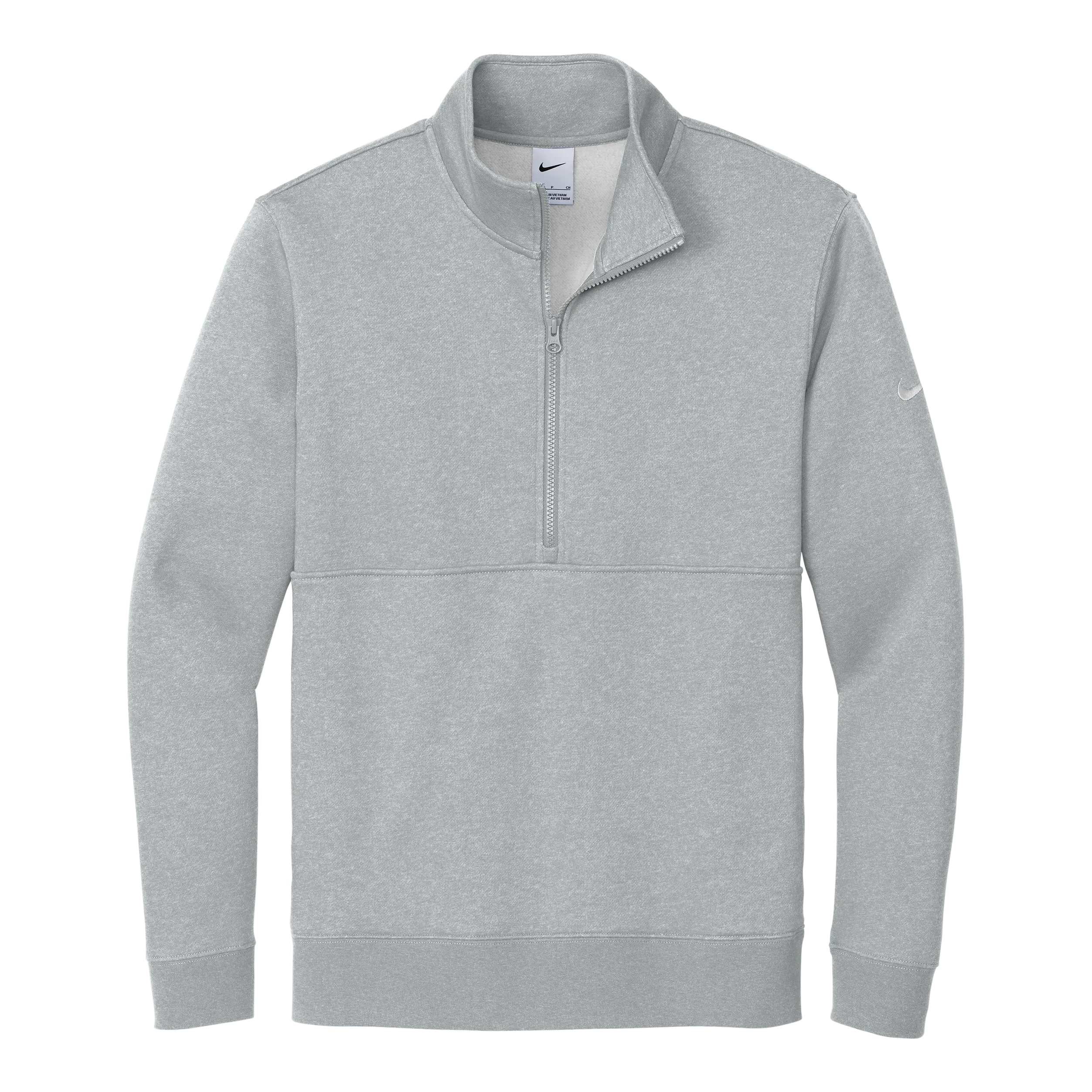 B2457M Mens Club Fleece Sleeve Swoosh 1/2-Zip