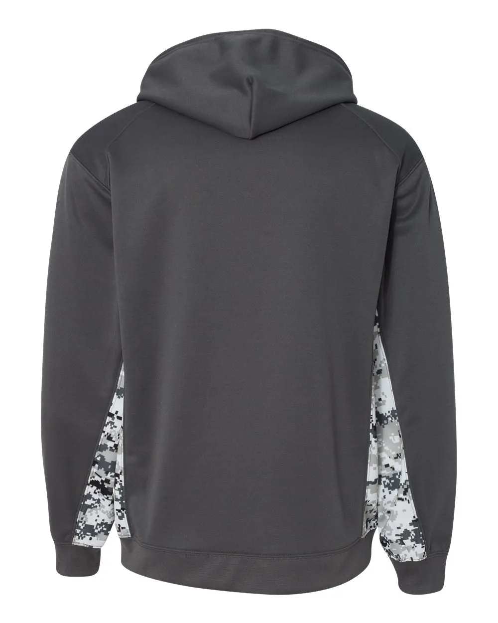 Badger Digital Camo Colorblock Performance Fleece Hooded Sweatshirt 1464