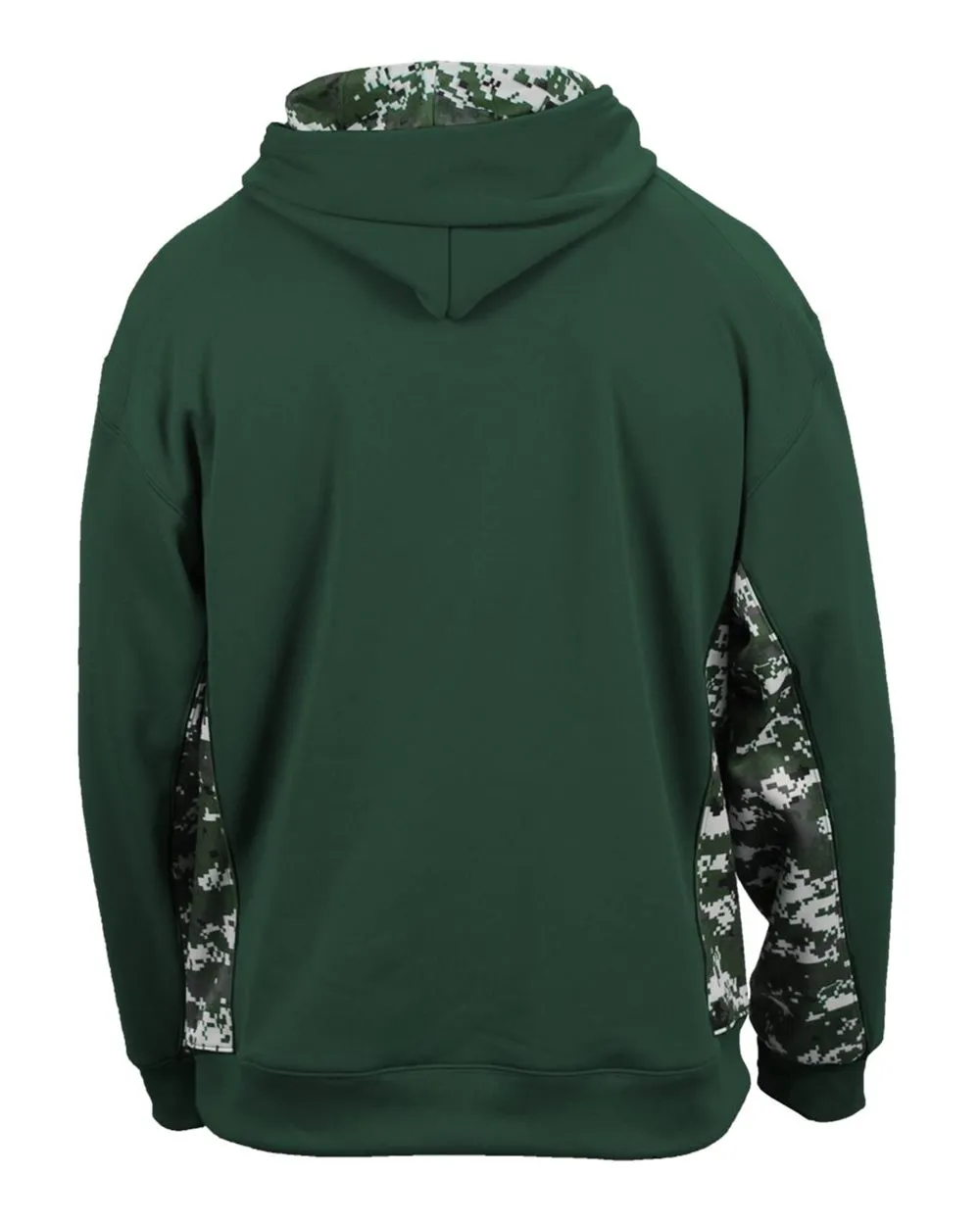 Badger Digital Camo Colorblock Performance Fleece Hooded Sweatshirt 1464