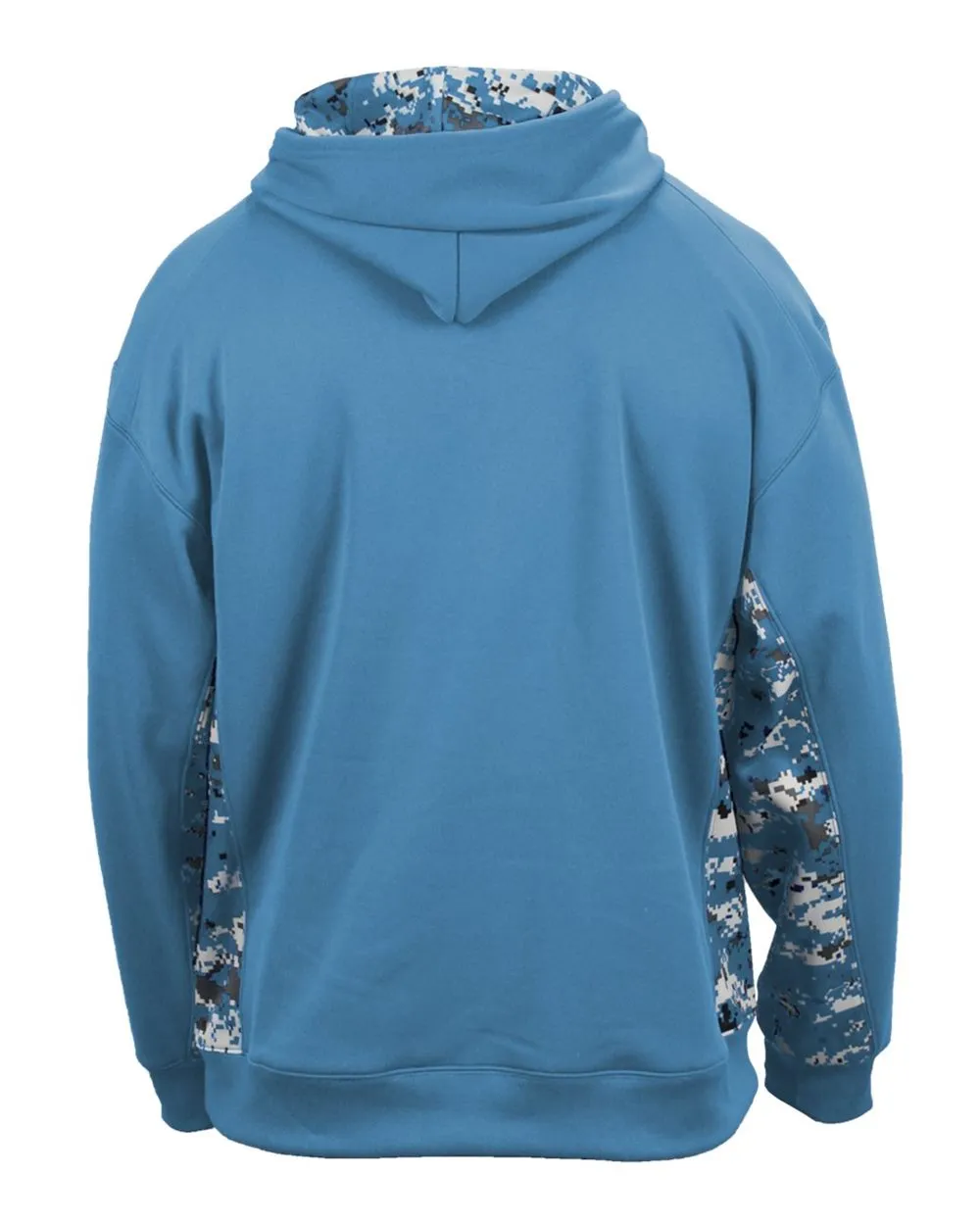 Badger Digital Camo Colorblock Performance Fleece Hooded Sweatshirt 1464