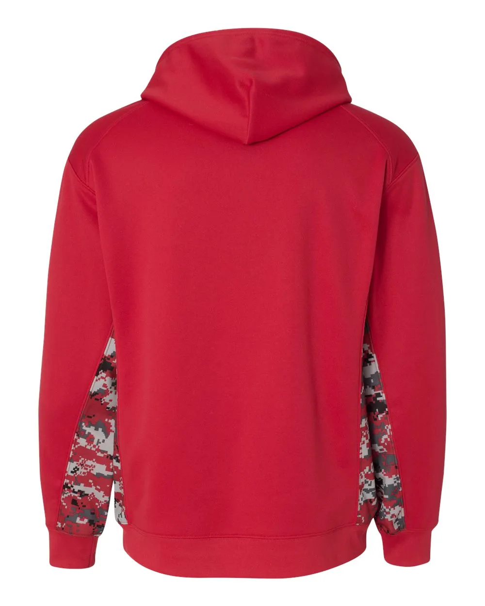 Badger Digital Camo Colorblock Performance Fleece Hooded Sweatshirt 1464