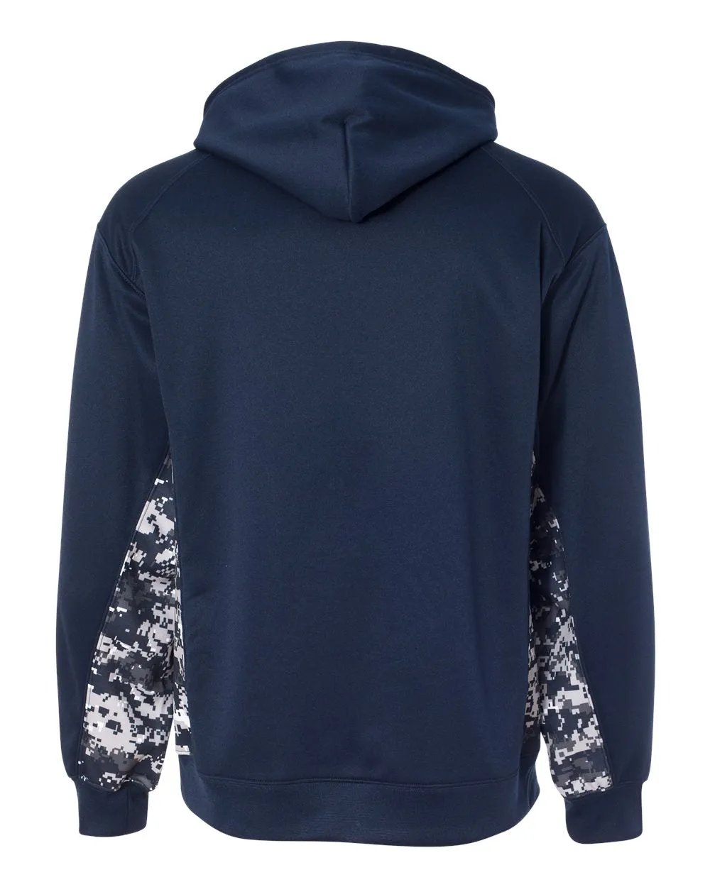 Badger Digital Camo Colorblock Performance Fleece Hooded Sweatshirt 1464