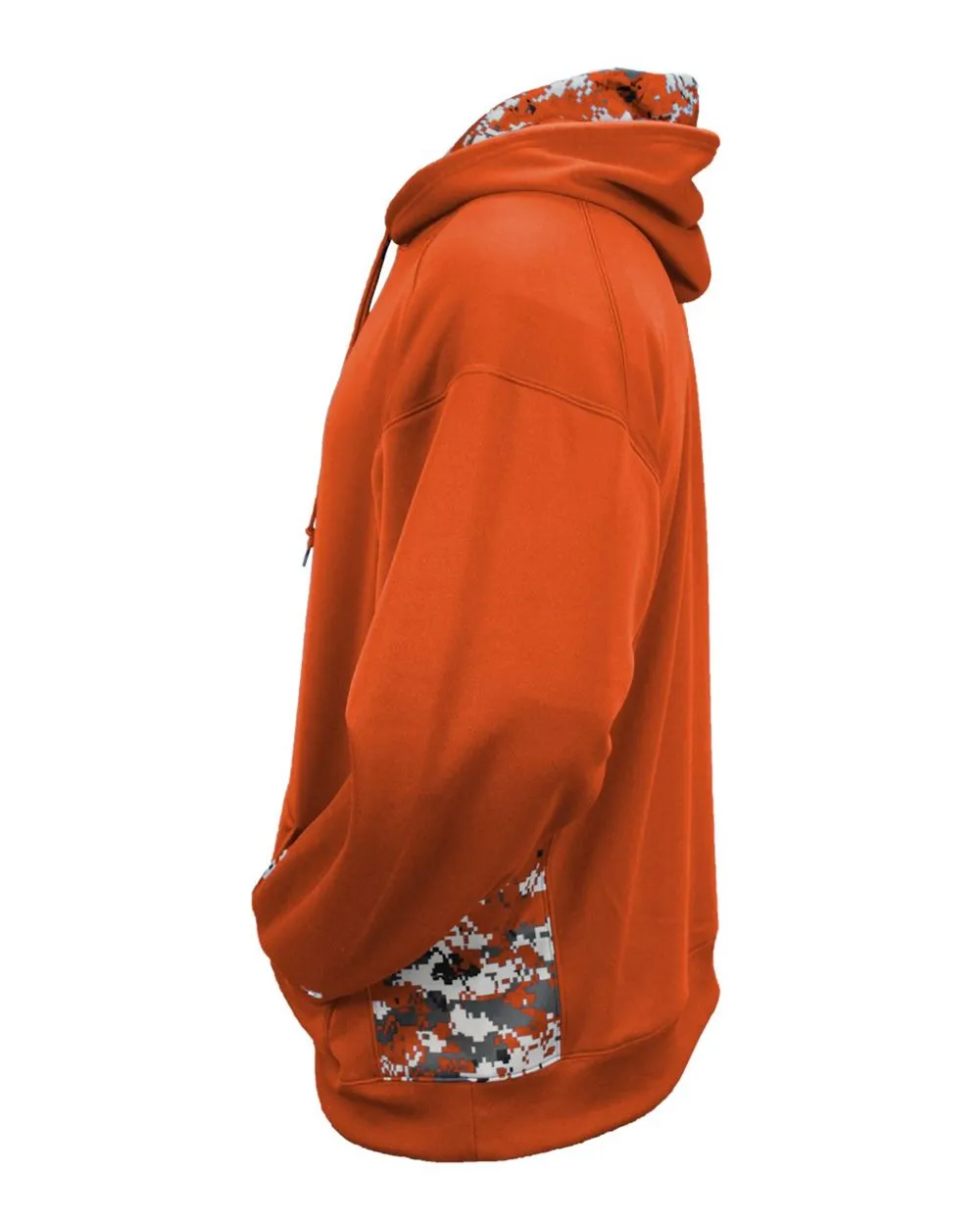 Badger Digital Camo Colorblock Performance Fleece Hooded Sweatshirt 1464