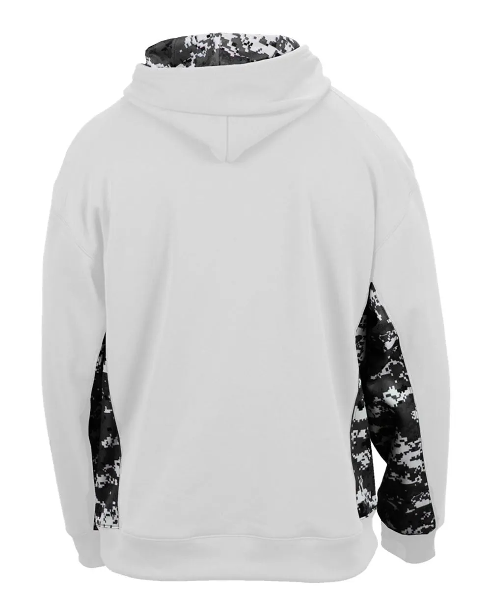 Badger Digital Camo Colorblock Performance Fleece Hooded Sweatshirt 1464