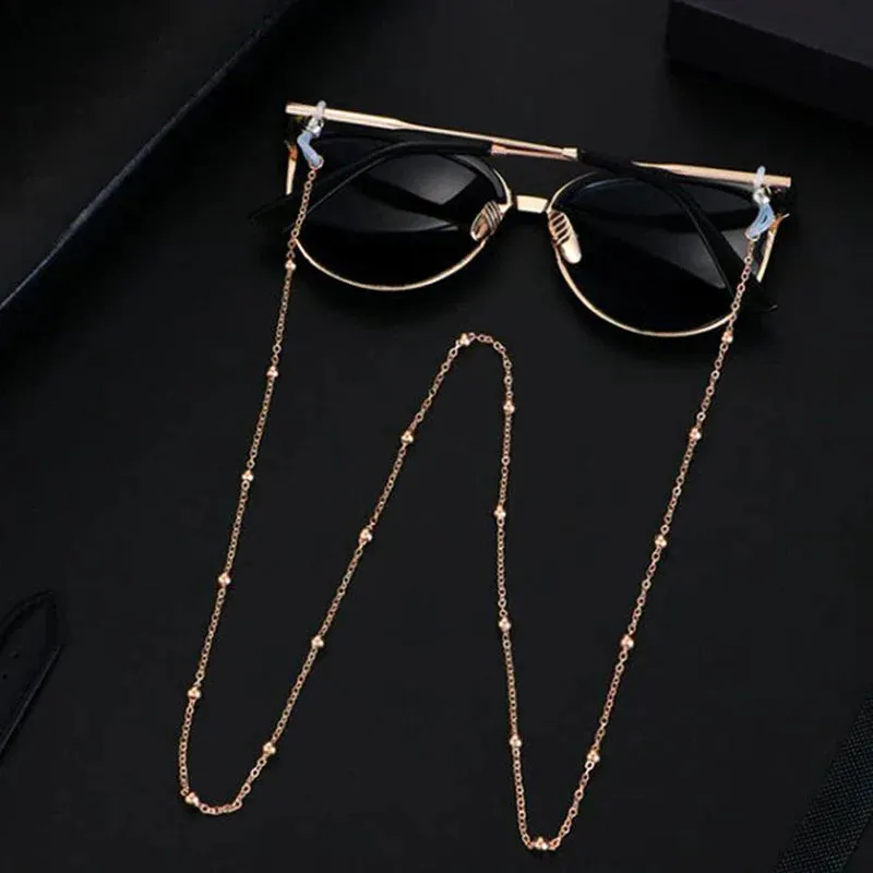Chain Pearl Beaded Eyewear Holder Accessory