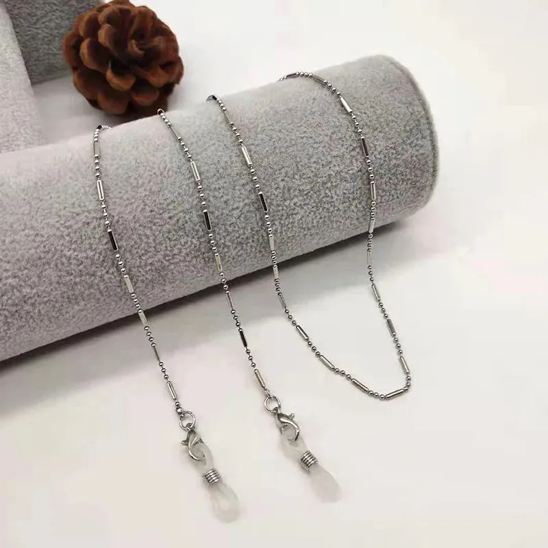 Chain Pearl Beaded Eyewear Holder Accessory