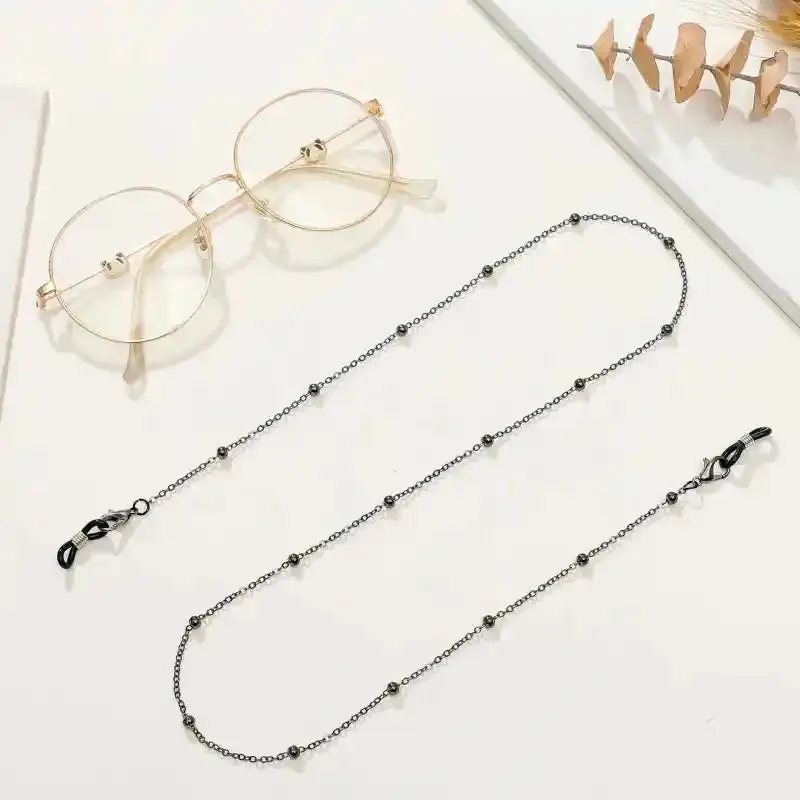 Chain Pearl Beaded Eyewear Holder Accessory