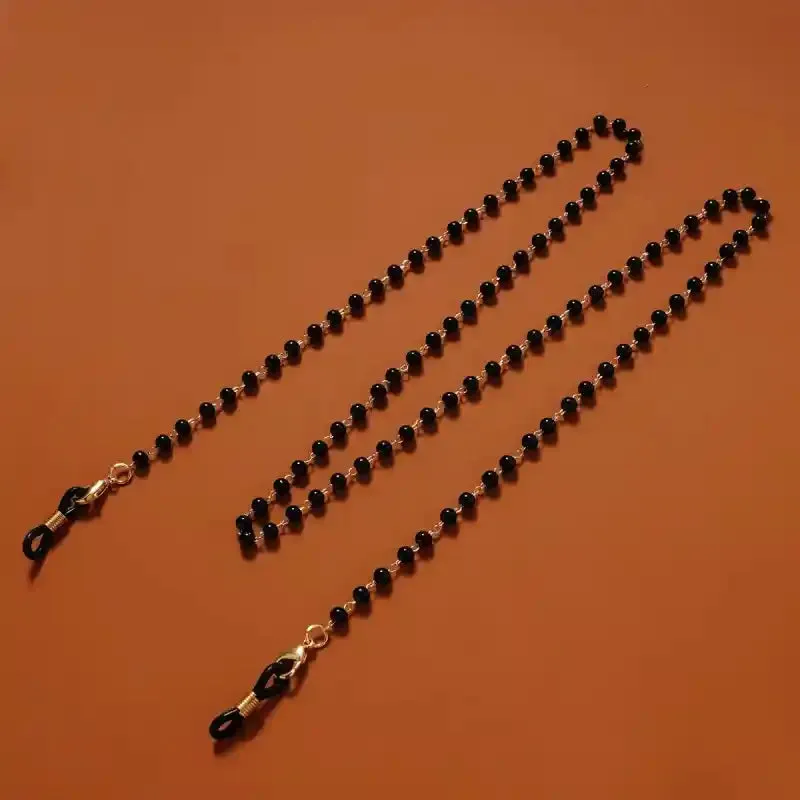 Chain Pearl Beaded Eyewear Holder Accessory