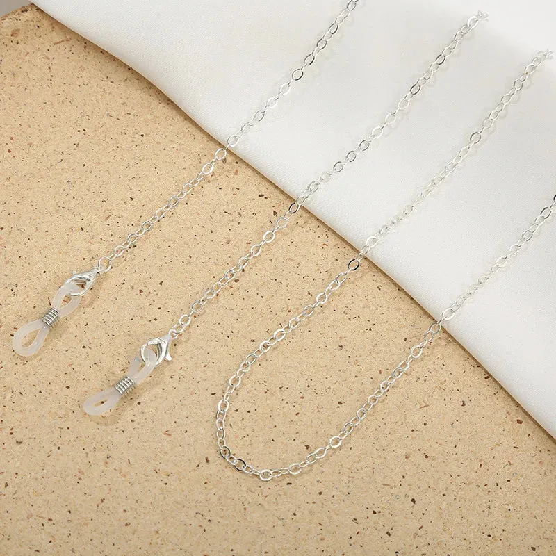Chain Pearl Beaded Eyewear Holder Accessory
