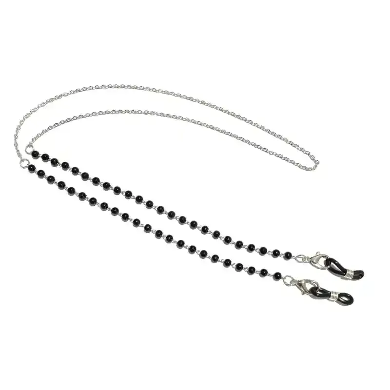 Chain Pearl Beaded Eyewear Holder Accessory