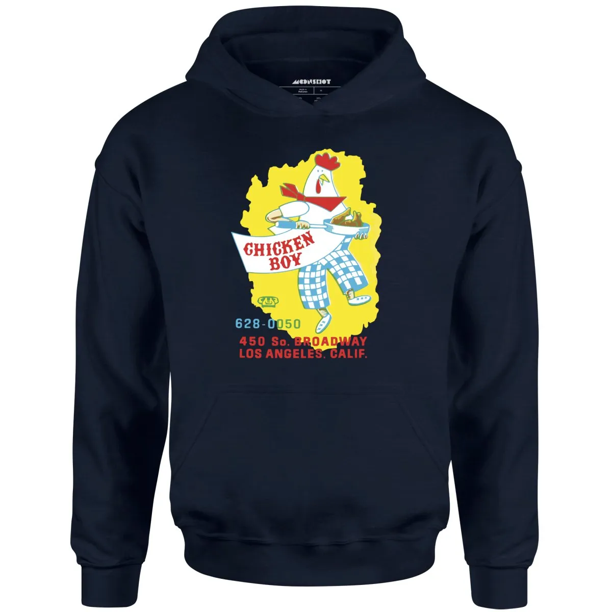 Chicken Boy - Los Angeles, CA - Vintage Restaurant - Unisex Hoodie