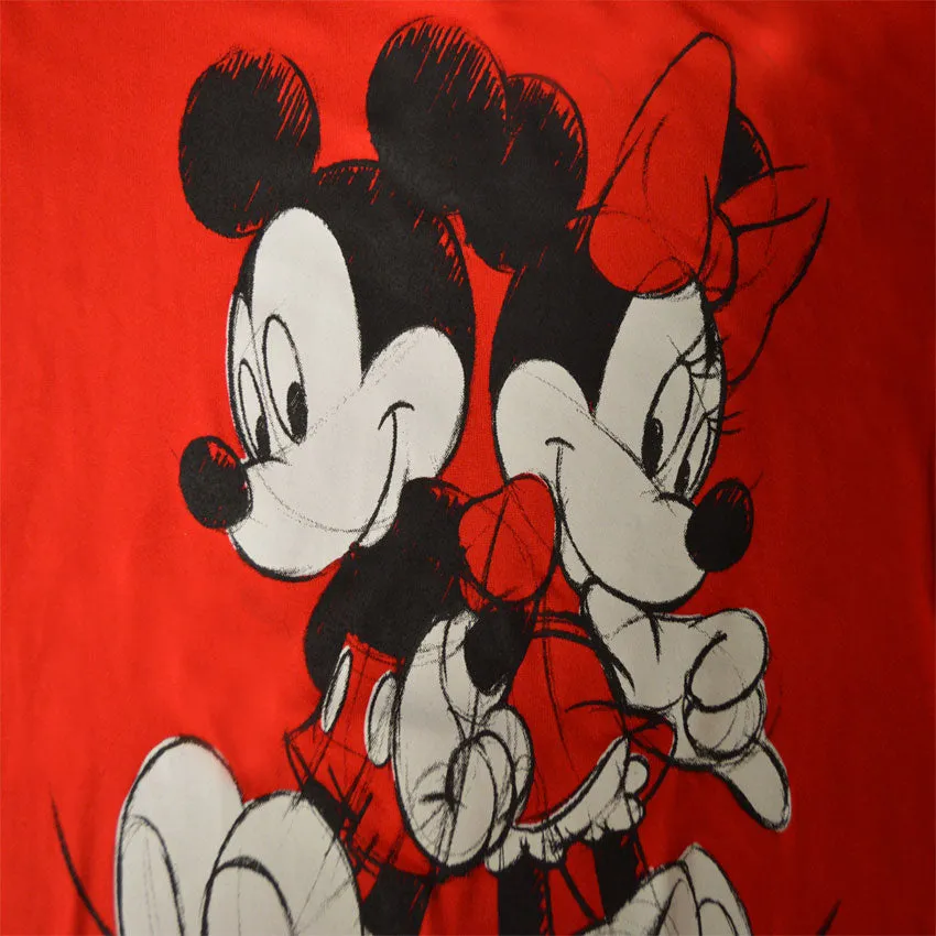 Disney's Mickey Mouse and Minnie Mouse Classic Red Nightshirt