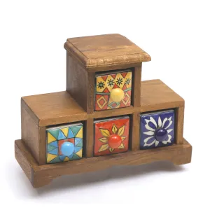 Four Drawer Ceramic Chest