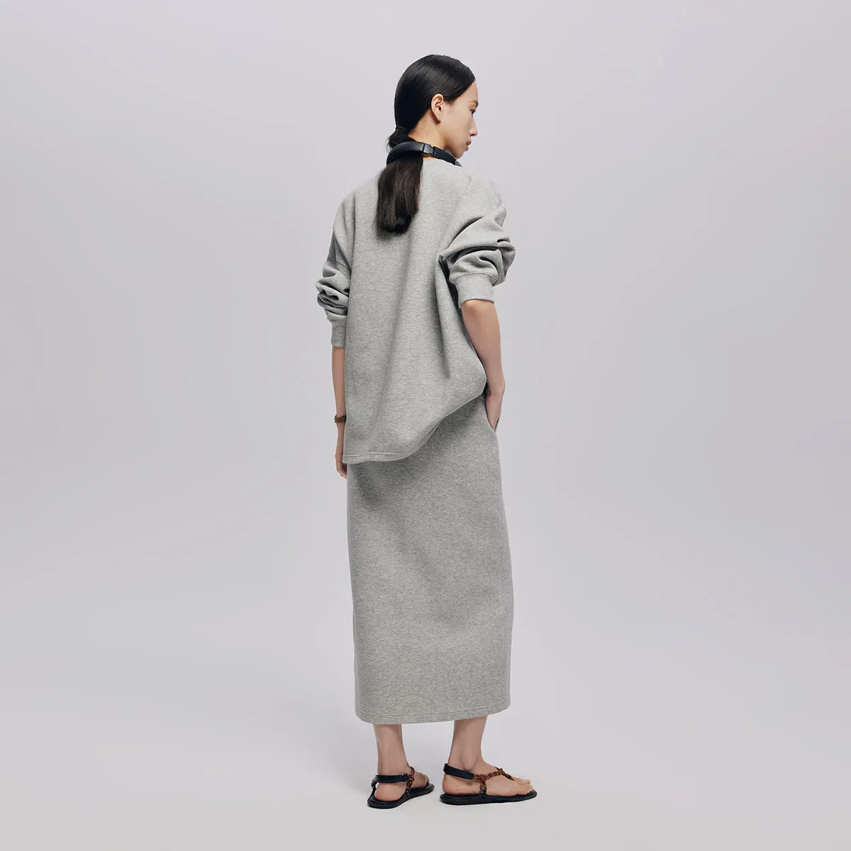 Front slit sports half skirts