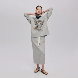 Front slit sports half skirts