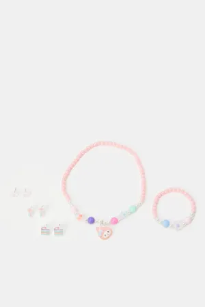 Girls Pink Accessories Set (5 Piece)