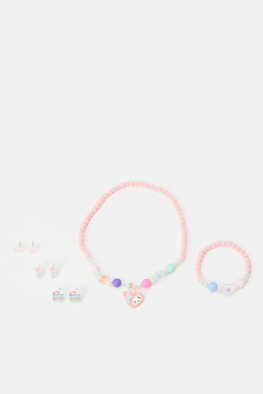 Girls Pink Accessories Set (5 Piece)