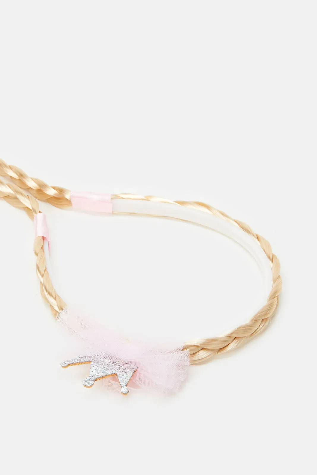 Girls Yellow Embellished Hairband