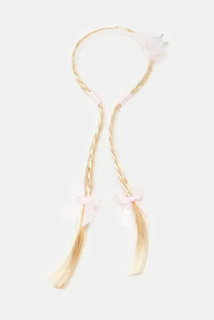 Girls Yellow Embellished Hairband
