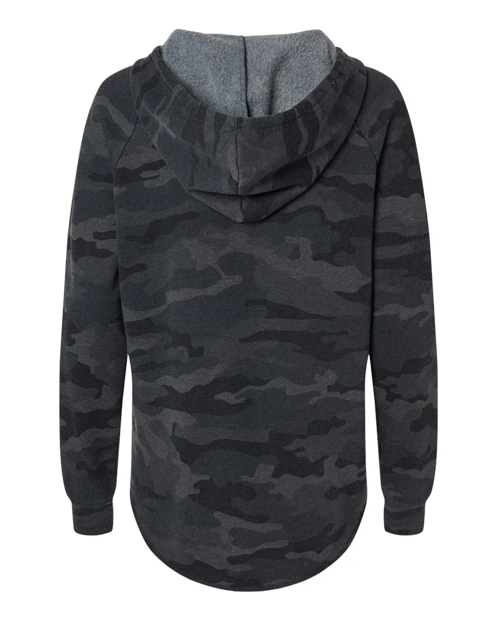 Independent Trading Co. Women’s Lightweight California Wave Wash Hooded Sweatshirt PRM2500