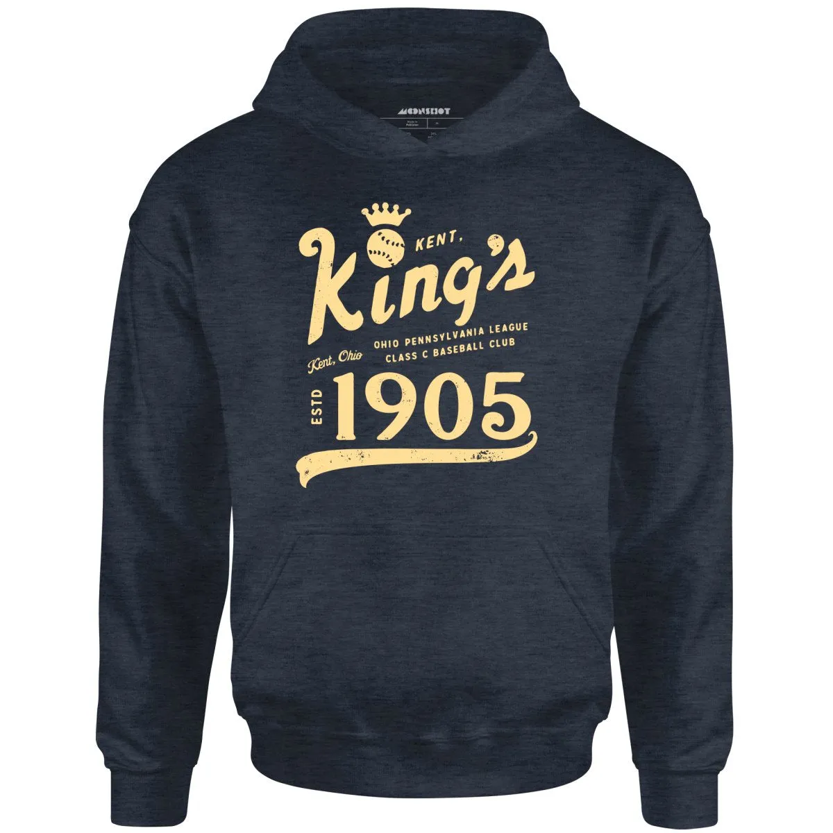 Kent Kings - Ohio - Vintage Defunct Baseball Teams - Unisex Hoodie