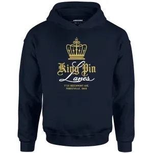 King Pin Lanes - Forestville, OH - Vintage Bowling Alley - Unisex Hoodie