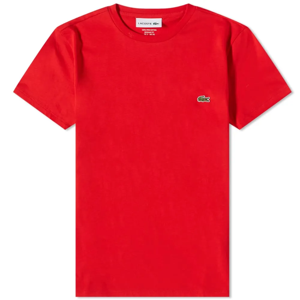 Lacoste Classic Fit T-shirt, red