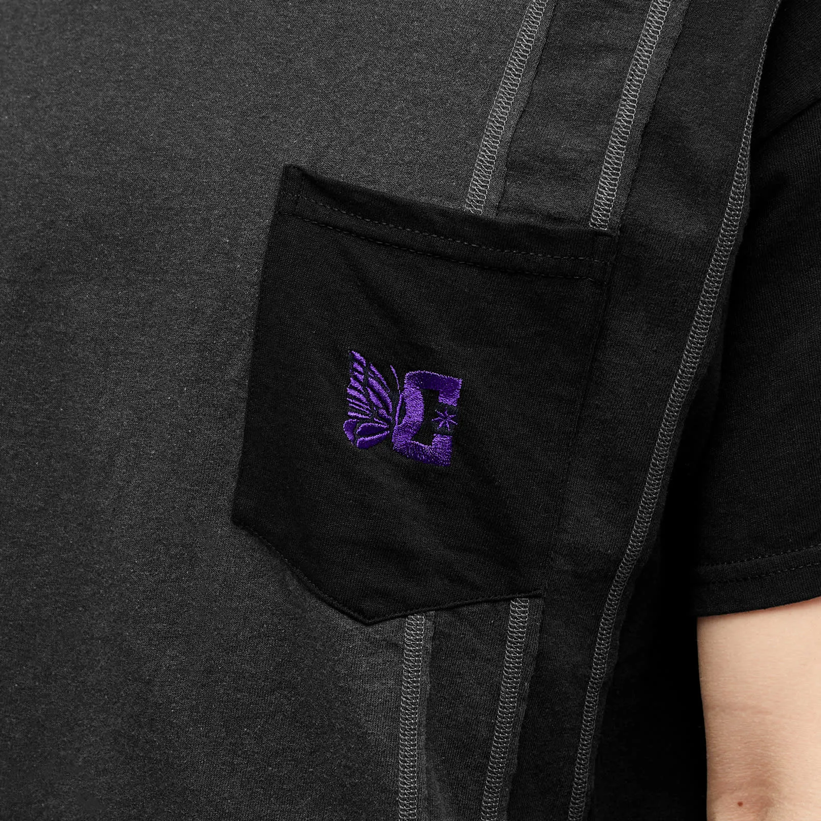 Needles 7 Cuts T-shirt, black
