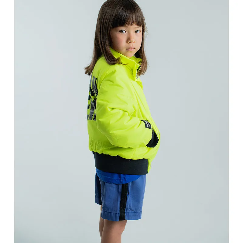 NUNUNU Only Human Bomber Jakcet Hot Lime