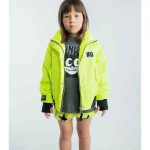 NUNUNU Only Human Bomber Jakcet Hot Lime