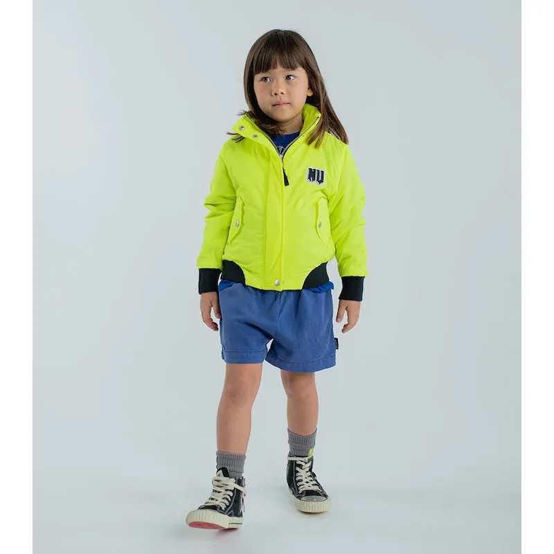 NUNUNU Only Human Bomber Jakcet Hot Lime