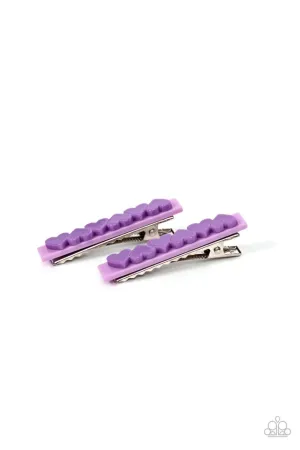 Paparazzi Hair Accessories ~ Cutely Cupid - Purple