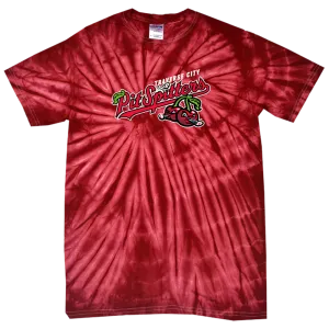 Primary Logo Crimson Tie-Dye Tee