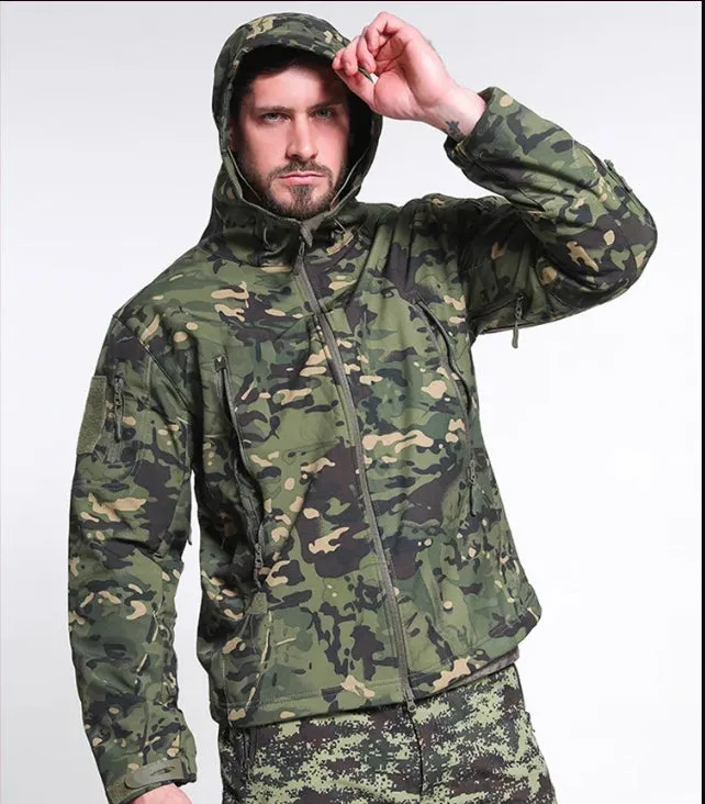 RECON GS2 M25 2.0 Tactical Soft Shell Shark Skin Jacket with Hood