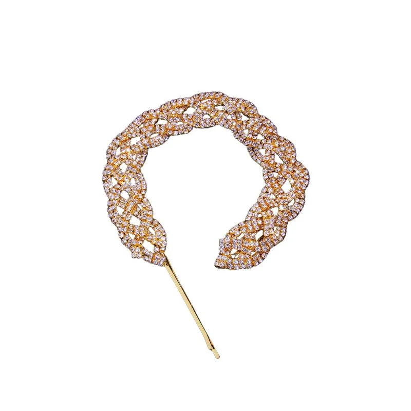 Rhinestone Braided Hair Accessories