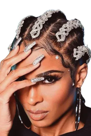 Rhinestone Braided Hair Accessories