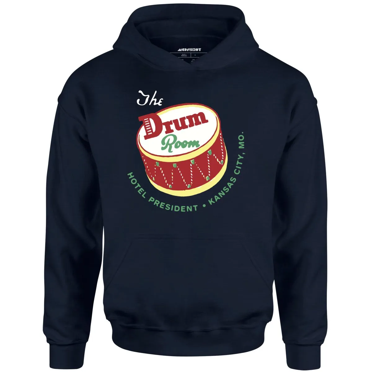 The Drum Room - Kansas City, MO - Vintage Restaurant - Unisex Hoodie