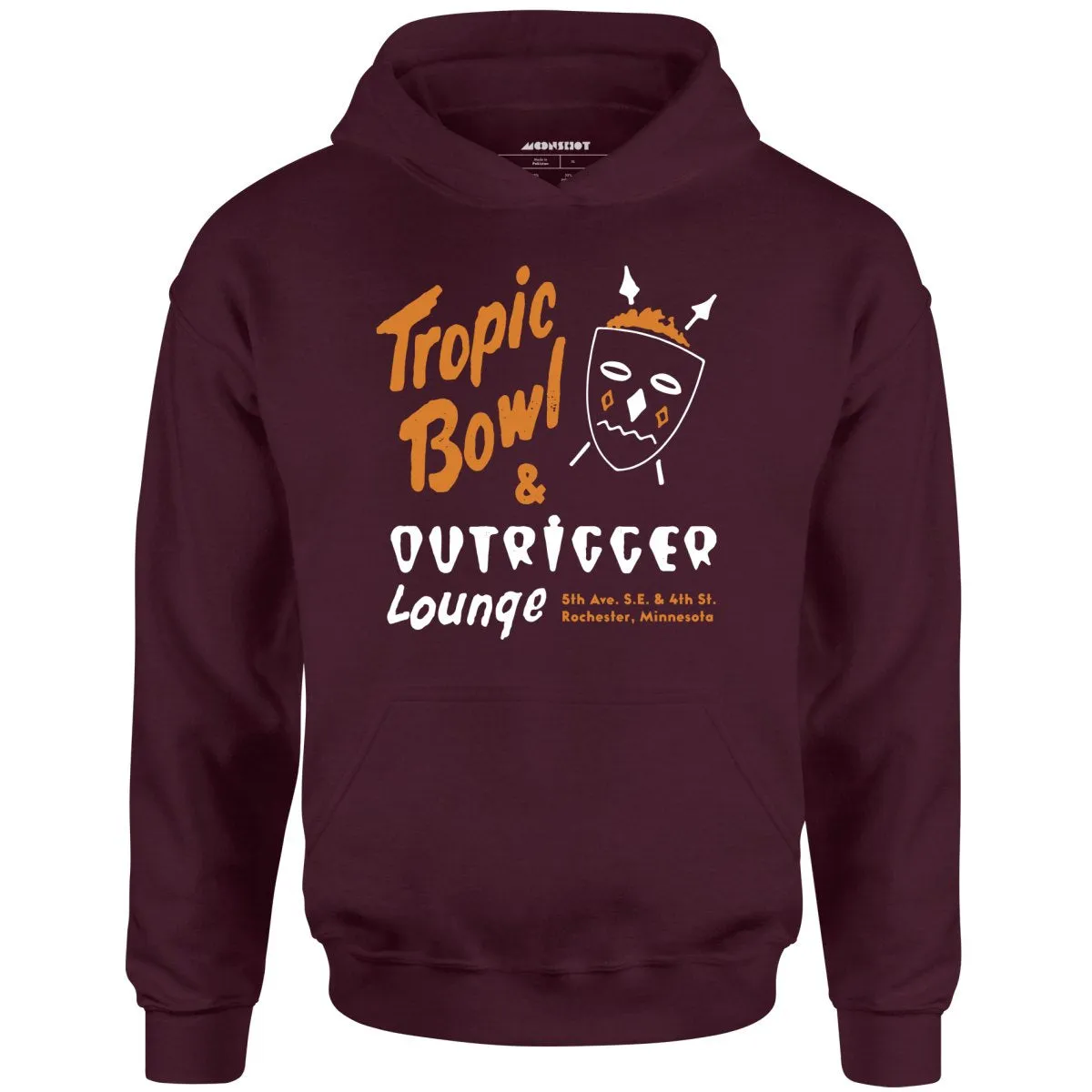 Tropic Bowl - Rochester, MN - Vintage Bowling Alley - Unisex Hoodie
