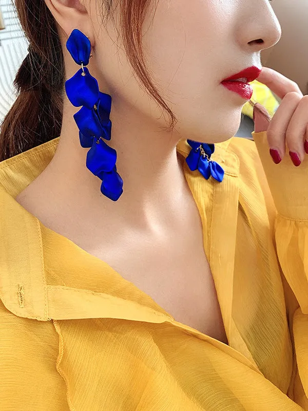 Wenkouban-Christmas Thanksgiving Stylish Tasseled Acrylic Earrings Accessories