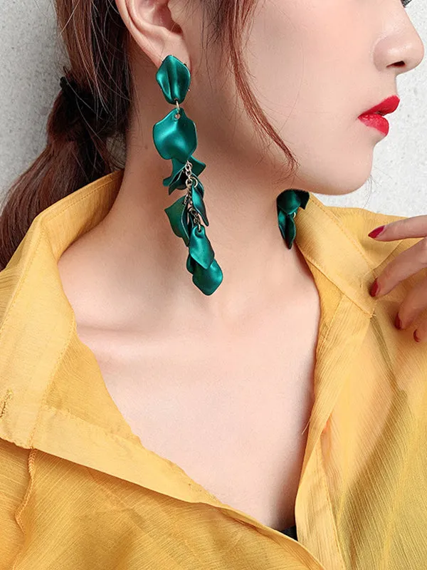 Wenkouban-Christmas Thanksgiving Stylish Tasseled Acrylic Earrings Accessories