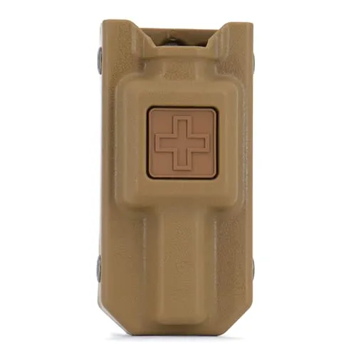 WOLF TACTICAL Molle Tourniquet Holder for Duty Belt – TQ Holder for CAT Tourniquets – Rigid Case Holster for Law Enforcement, Police Belt Tourniquets